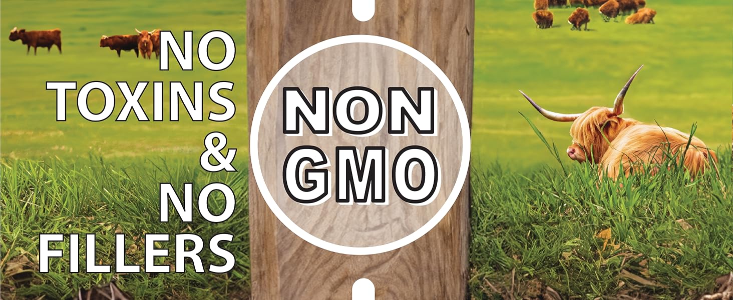 No toxins &amp;amp; No fillers. Non GMO