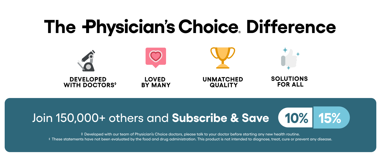 Physician's CHOICE Digestive Enzymes - Multi Enzymes, Bromelain, Organic Prebiotics & Probiotics for Digestive Health & Gut Health - Bloating & Meal Time Discomfort - Dual Action - All Diets - 30 CT the pc difference
