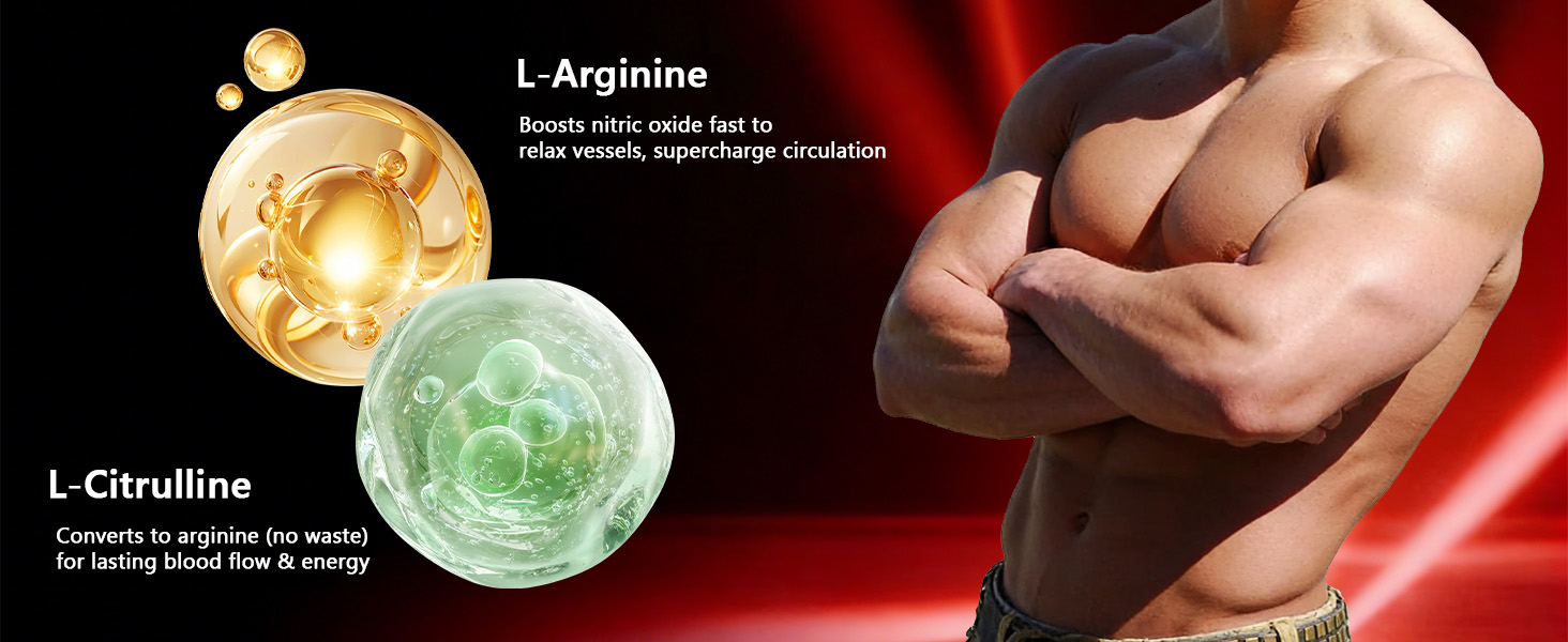 Nitric Oxide Supplement: Pre Workout Capsules with L-Arginine for Enhanced Muscle Pumps, Vascularity Reduced Fatigue Post Workout Recovery Support for Men & Women Fitness Enthusiasts NitricOxide