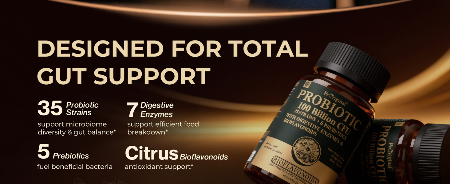 Designed for Total Gut Support