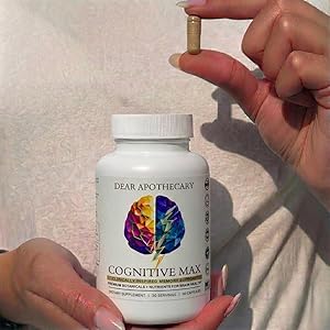 Cognitive Max Brain Health Supplement - DMAE Bacopa Ginkgo GABA Phosphatidylserine - Brain Nutrition Formula with B Complex DHA Vitamins Minerals - Daily Cognitive Wellness - Vegan - 60 Capsules cognitive max ugc