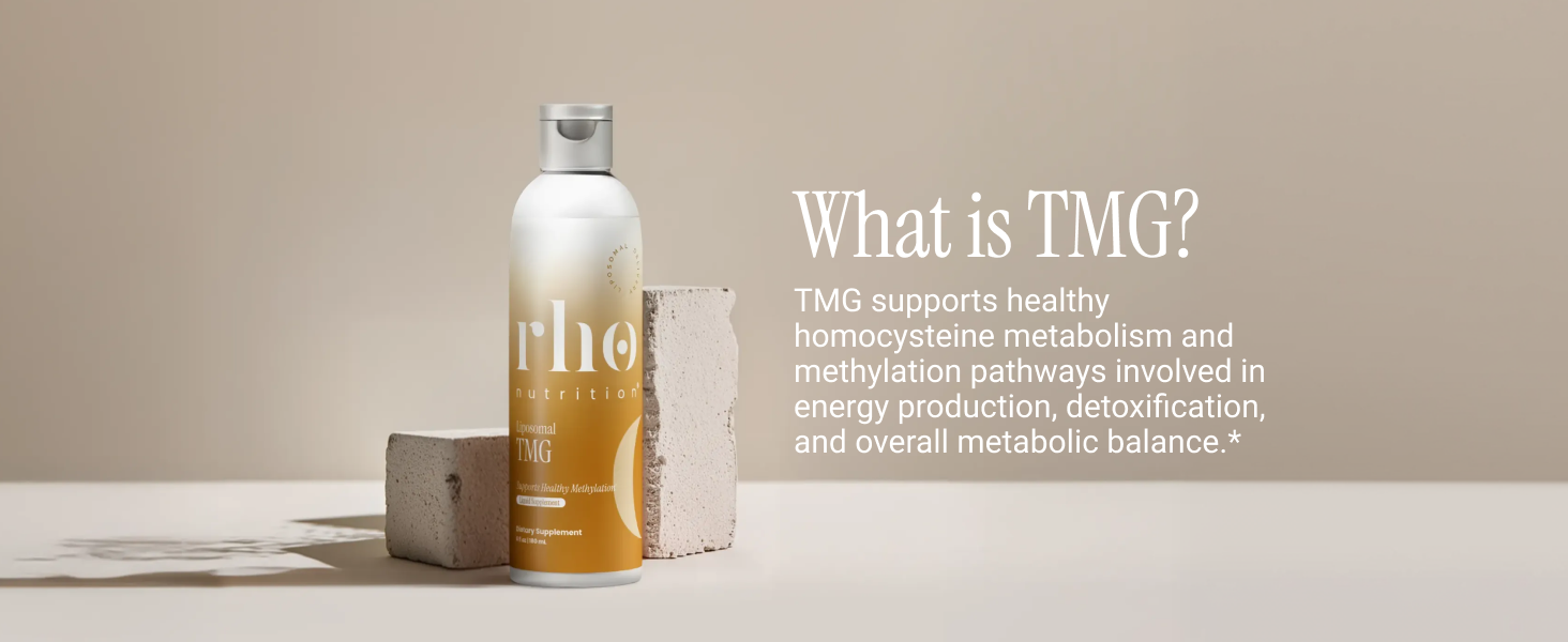 Rho Liposomal TMG trimethylglycine liquid supplement methylation support