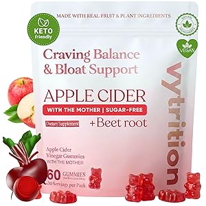 Apple Cider Vinegar Gummies Sugar Free – ACV Gummies with The Mother 1000mg – Keto Friendly – Vegan – Supports Appetite Control & Weight Management – Organic Beetroot – 30 Day Supply keto ACV gummies