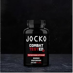 Jocko Fuel Test Booster for Men - Natural Endurance, Stamina, & Strength Booster - Muscle Builder for Men & Nitric Oxide Support with Ginger Root, Shilajit, & Tongkat Ali, 120ct (30 Servings) Directions