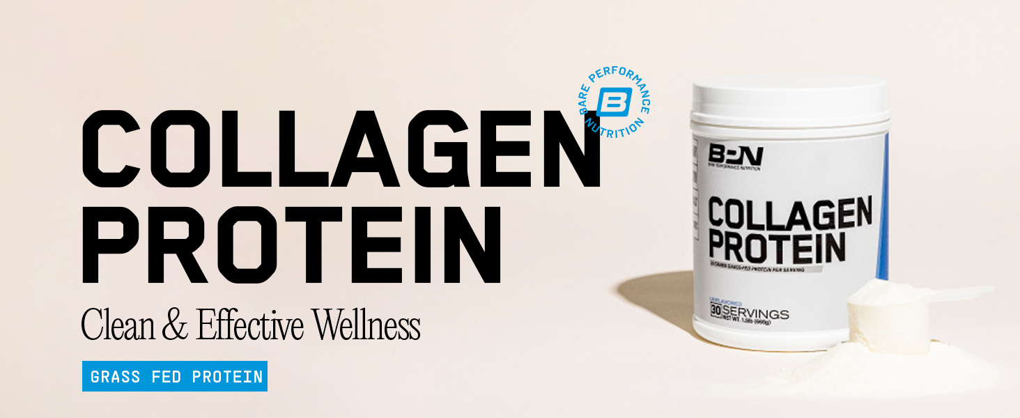 BARE PERFORMANCE NUTRITION, BPN Collagen Protein, Grass-Fed Bovine Collagen Peptides, Unflavored collagen vital proteins collagen powder collagen peptides collagen protein powder collagen powder