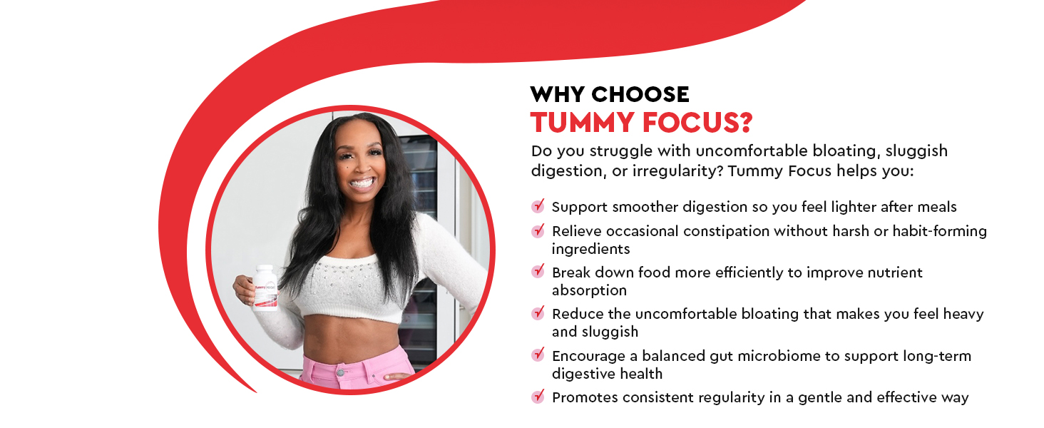 JJ Smith Tummy Focus – Digestive Cleanse Supplement with Ozonated Oxygenated Magnesium – Supports Digestion, Regularity, Bloating, Gut Balance, Nutrient Absorption, Energy & a Flatter Belly Gentle colon cleanse pills for bloating relief and gut balance for women and men