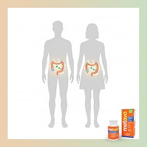 Metavo Complete Synbiotic - GLP-1 Support Pre+Pro+Postbiotics | 60 Veggie Capsules | 7 Strains, 4 Billion CFUs | Gut Health & Microbiome Support Happy Tummies
