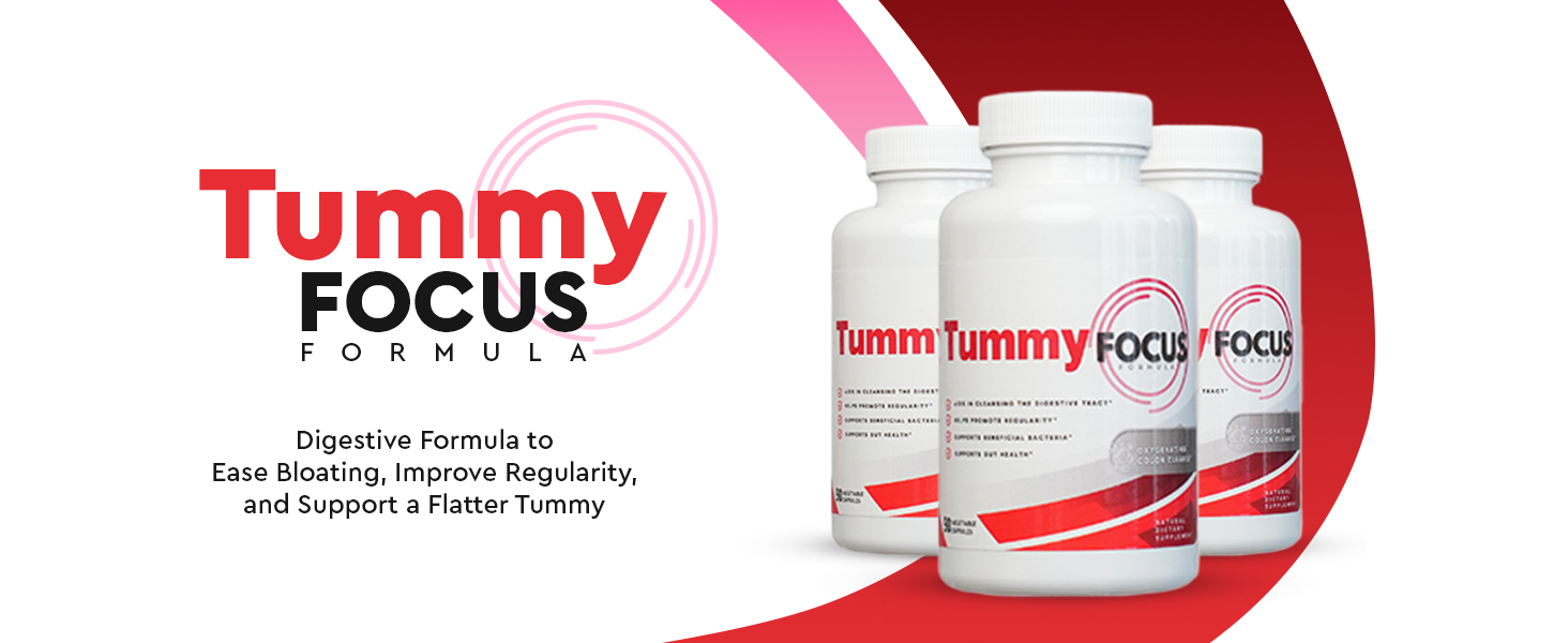 JJ Smith Tummy Focus – Digestive Cleanse Supplement with Ozonated Oxygenated Magnesium – Supports Digestion, Regularity, Bloating, Gut Balance, Nutrient Absorption, Energy & a Flatter Belly JJ Smith Tummy Focus digestive cleanse supplement with ozonated magnesium oxide capsules